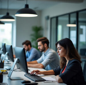 a small indian it office with young (2)